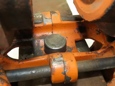Cleveland Tramrail Bridge Crane 46" Stop Bar ES Idler Heads WA 5"Wheels Set of 2