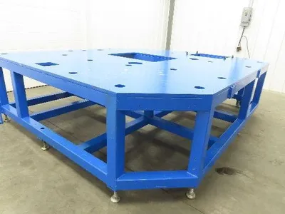 13/16" Steel Top Machine Base Welding Table Work Bench 82-3/4x101-5/8" 28"H
