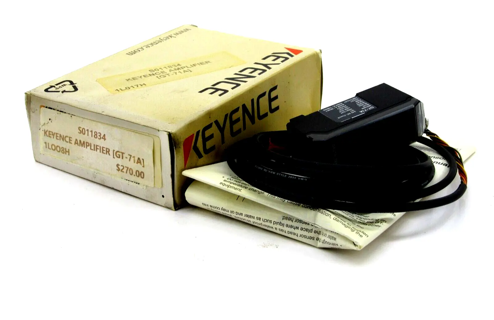 NEW KEYENCE GT-71A AMPLIFIER UNIT GT71A