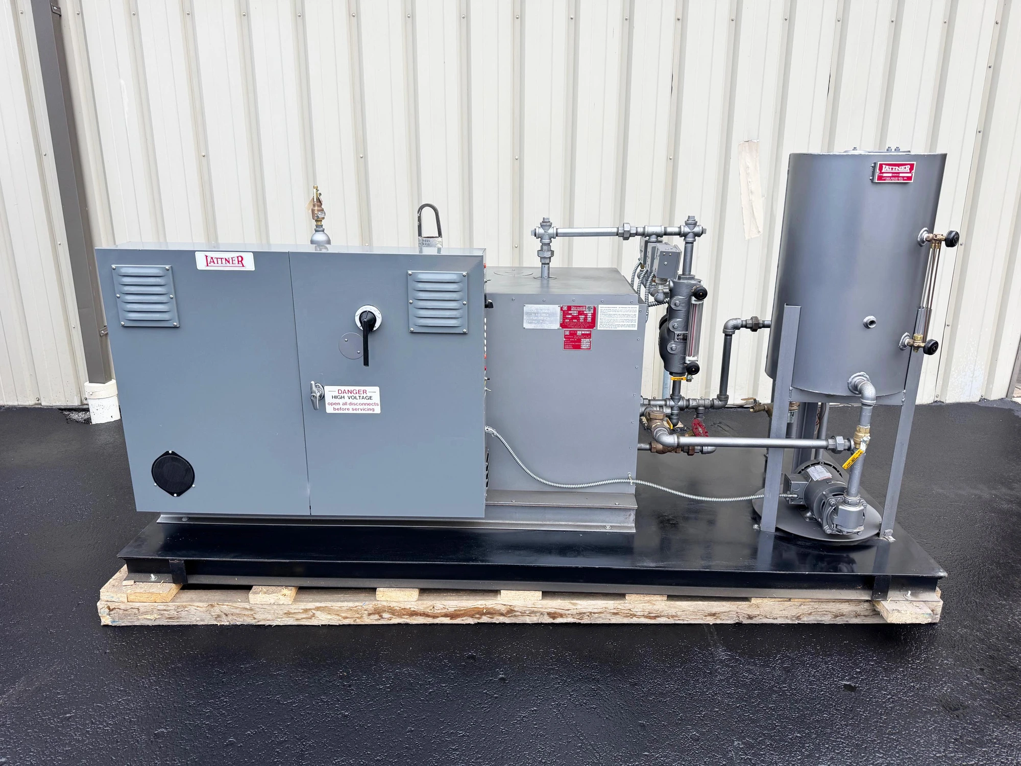 Lattner 150HS Skid Package Electric Steam Boiler