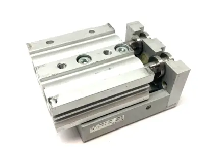 USED SMC GUIDED SLIDE TABLE CYLINDER 25MM BORE, 20MM STROKE