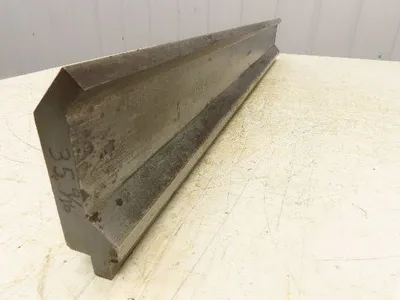 Press Brake Gooseneck Punch Die 35-7/16" Long 90° V 1/4" Finger 3-3/4" H
