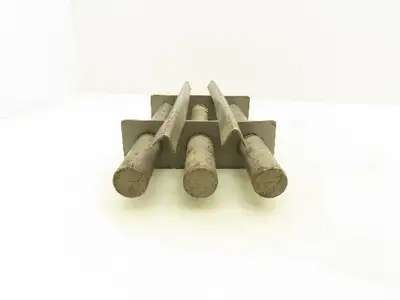 Plastic Process Equipment Stainless Magnetic Grate Rod Trap Hopper Filter 6x12"