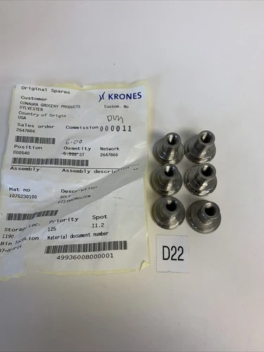 Used Krones 1075230100 Shipping Supplies Indiana US | J&J Industrial Supply #1078599