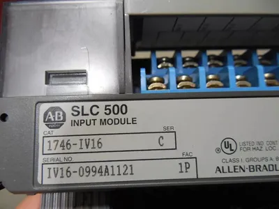 Allen Bradley 1746-IV16/C SLC 500 Input Module Used