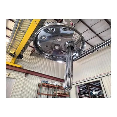 Used 316L Stainless Steel Jacketed Portable Reactor Holding Tank - 500L Capacity