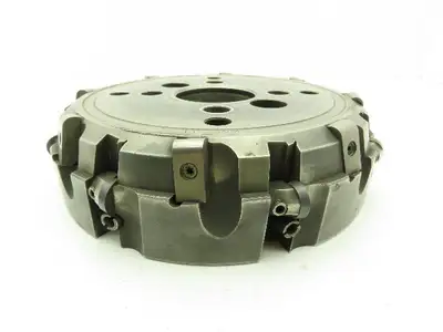 VR/Wesson MAC-11270 Fansteel Indexable Face Mill 10" Cutter 2.5" Arbor
