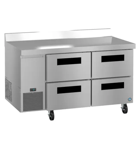 Hoshizaki WLR60B-D4 60" Steelheart Worktop Refrigerator w/ (2) Sections & (4) Drawers, 115v