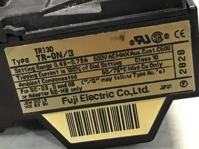 USED FUJI ELECTRIC TR-ON/3 TR13D