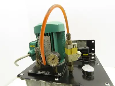 Bijur AP 7109 BHA Oil Lubricator Pump Machine Oiler 4L 0.9KW 230/240V Motor .75A