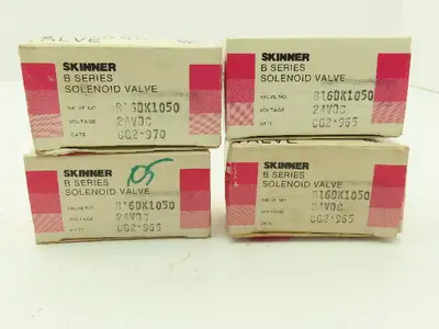 Honeywell Skinner B16DK1050 Solenoid Valve 3-Way NC 50 PSI 1/8" NPT Lot of 4