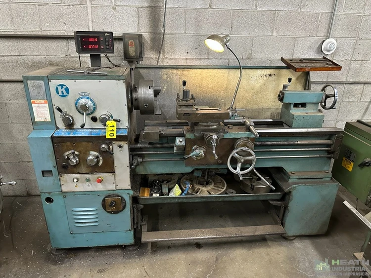 Used _UNKNOWN_ ENCO / SKB 16 X 40 TOOLROOM LATHE, INCH / METRIC THREADING, 3 JAW CHUCK, TOOL POST, STEADYREST, Precision Lathes Illinois US | Heath Industrial Auction Services #1420000
