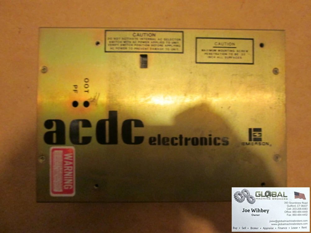 Emerson ACDC Electronics 500 Max Output 115/230 Volt Input Power Supply