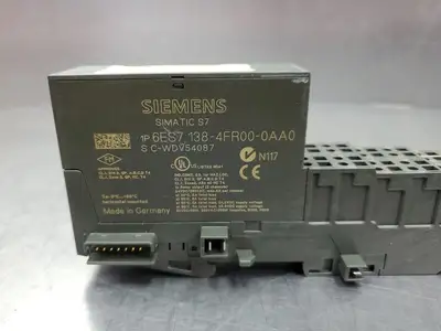 USED Siemens 6ES7138-4FR00-0AA0 POWER MODULE W/TM-E30C46-A1 BASE