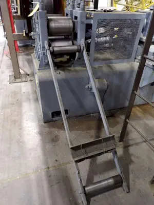 8" WIDE YODER 4-ROLL POWERED COIL FEEDER: YOBRO #24666