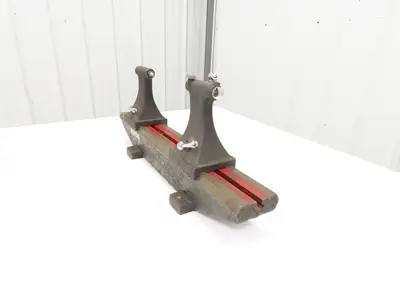 Bench Center Inspection Eccentricity Runout Tool 11-3/4" Swing 25-1/4" Bed
