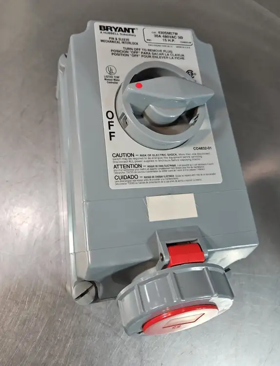 Used Bryant BRYANT 430SMI7W Disconnects South Carolina US | Palmetto Automation #1159086