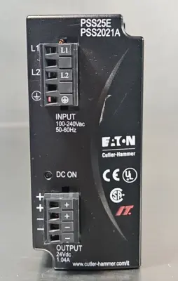Eaton Cutler Hammer PSS25E Switching Power Supply 100-240 VAC 24VDC (BIN3.4.4)