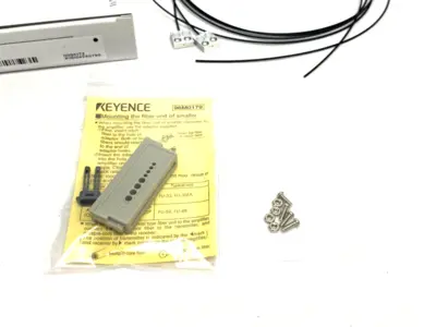 USED KEYENCE TRANSMISSIVE FIBER OPTIC UNIT THRU-BEAM TYPE