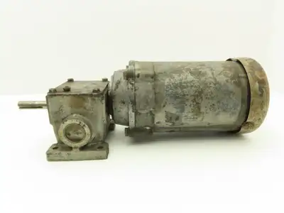 Baldor KM3454 Gearmotor 150:1 Reducer 1725/12rpm 1/4Hp 230/460V 3PH 56C