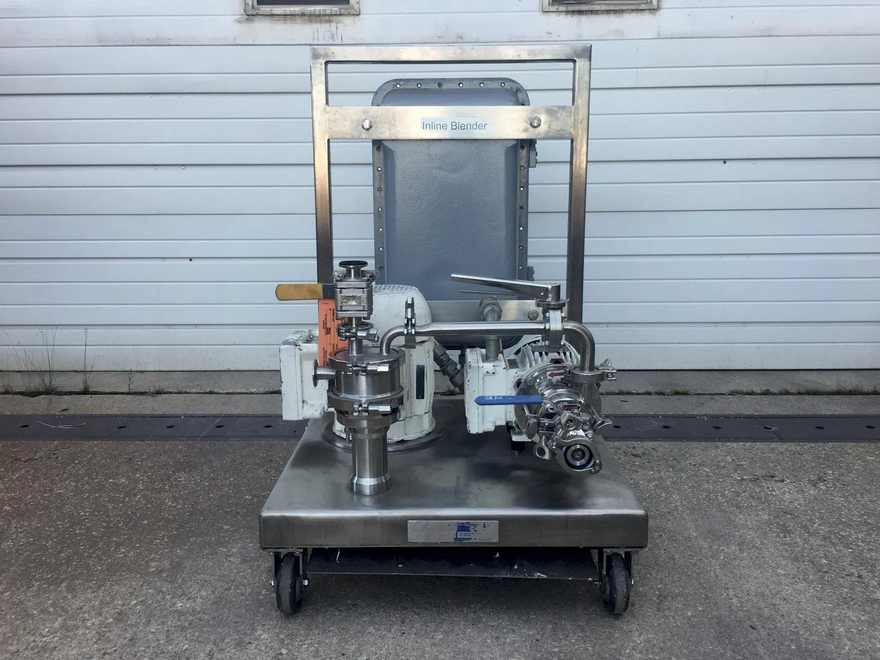 USED 2007 QUADRO ENGINEERING ZC0  CENTRIFUGAL INLET PUMP W/ XP ELECTRONICS