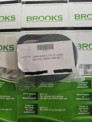 Endless Green MAM Belt 25mm W x 79 1/2" L