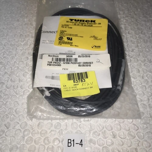 NEW Turck PKG 4Z-6/S90
