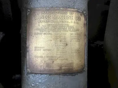 6" LANDIS ROTARY HEAD BAR & PIPE THREADER: STOCK #22848