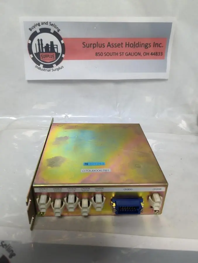 Used MAZAK D70UB006781 Miscellaneous Equipment (Electrical & Power) Ohio US | Surplus Asset Holdings #1470119