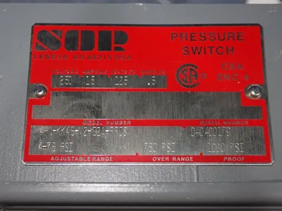 Used SOP _UNKNOWN_ Pressure Switches Ohio US | HGR 24 #1249345