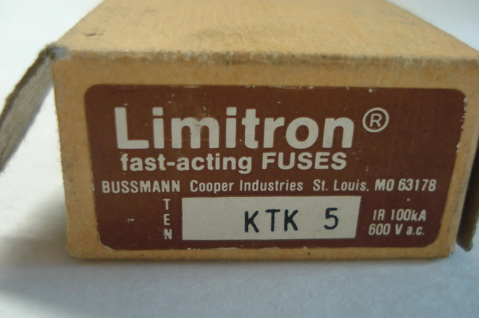 NEW LIMITON KTK 5 FUSES KTK5 QTY: 7