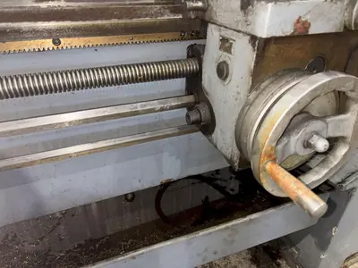 14" X 40" SUMMIT MODEL #14 ENGINE LATHE. 2" HOLE: STOCK #23258