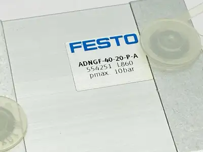 New | in-Stock Festo Compact Pneumatic Cylinder 554251 MISSING FRONT PLATE Pneumatic Cylinders Michigan US | Maverick Industrial Sales #1392635