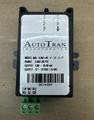 NEW Auto Tran 860-0.00/1.00-P-12-3-P