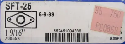 NEW SEALMASTER SFT-25 FLANGE BEARING 2-BOLT 1-9/16" BORE 700553 SFT25