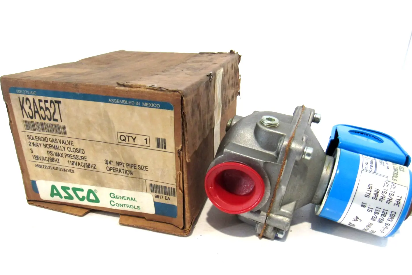 NEW ASCO K3A552T SOLENOID VALVE