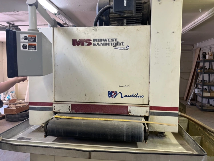 Used MIDWEST SANDRIGHT Nautilus N3775-DDD Wide Belt Sanders Arizona US | Complete Cutting Solutions #1293459
