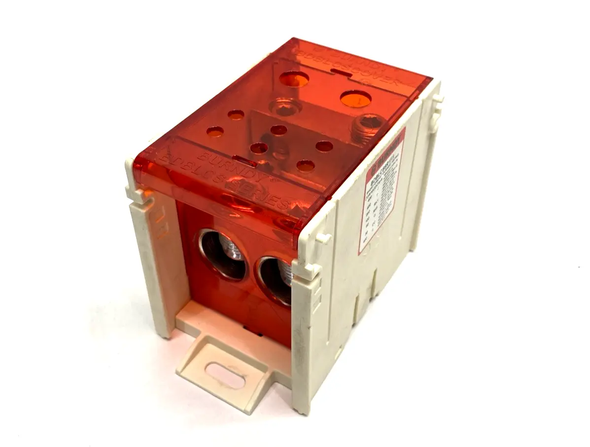 BDBLCS6R1FS | Burndy  1-Pole Finger-Safe Power Distribution Block 600V 760A - New Other