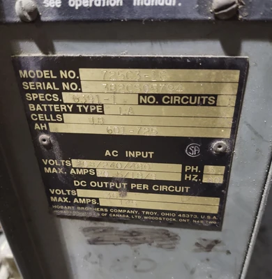 USED Hobart 725C3-18