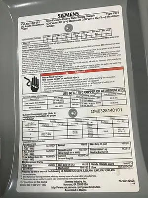USED SIEMENS HNF361 VBII