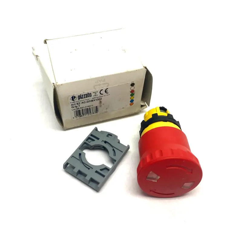 Used PIZZATO ILLUMINATED EMERGENCY PUSHBUTTON W/ LOCKING COLLAR Relays & Switches | Maverick Industrial Sales #1112951