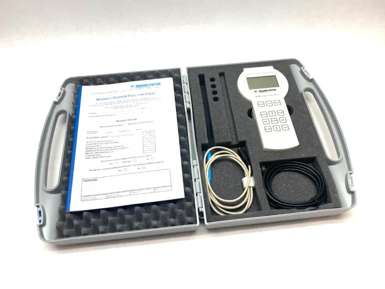 Used MAGNET-PHYSIK MAGNETIC FIELD STRENGTH METER TESLAMETER Misc Industrial Equipment | Maverick Industrial Sales #1110819