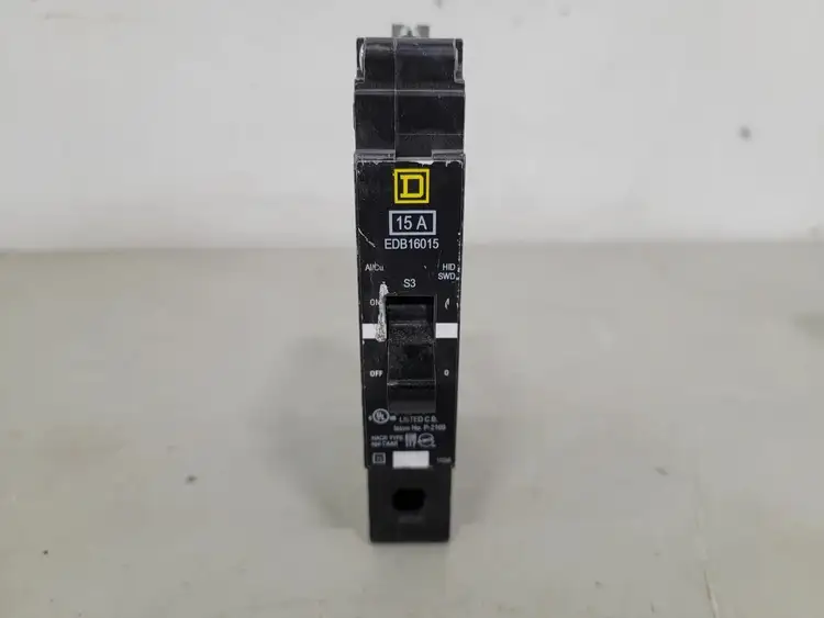Used SQUARE D EDB16015 Switchgears British Columbia CA | Lenmark #244537