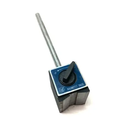 Aerospace Magnetic Base Test Tool/Indicator Holder 7" Post, 9" Overall Height - Used