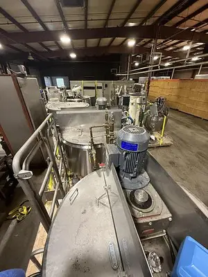 DUAL AB PROCESS TANKS WITH HEATERS AND PUMP