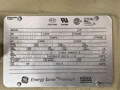 USED GE GE 5KS324ATE205A
