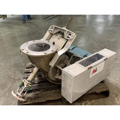 Used 10" Side Entry Flo-tronics Stainless Steel Offset Rotary Feeder Airlock