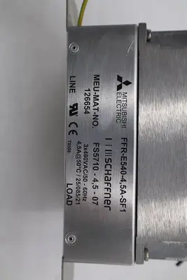 Mitsubishi FR-E540-0.75K-EC Drive 0.75 KW 2.6 Amp 480 Volts 3 Phase STK K-759-A