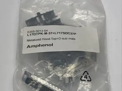 New | in-Stock Amphenol L17DTPK-M-37+L717SDC37P Connector Accessories Michigan US | Maverick Industrial Sales #1461081