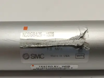 NCDGBA25-1500 | SMC  Round Body Pneumatic Cylinder 1" Bore 15" Stroke - Used